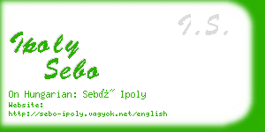 ipoly sebo business card